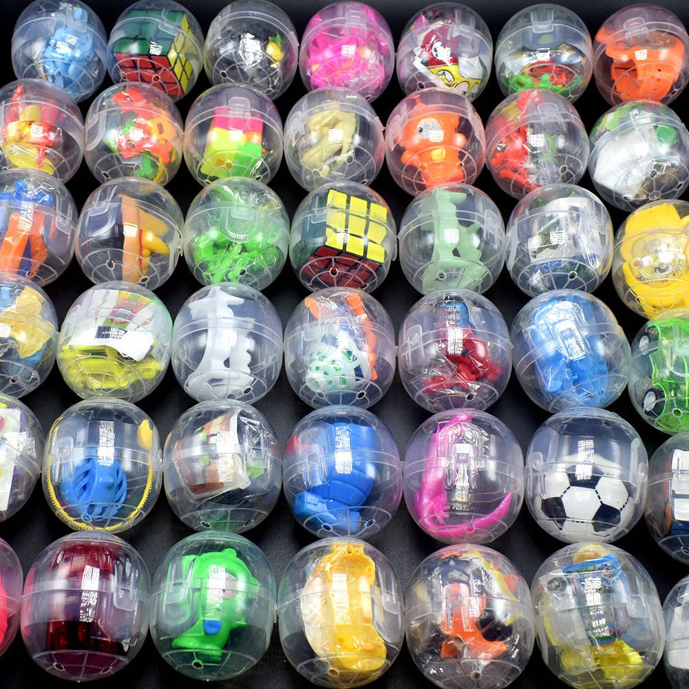 Claw Crane Machine - 20PCS Gachapon Machine Transparent Gachapon Toys