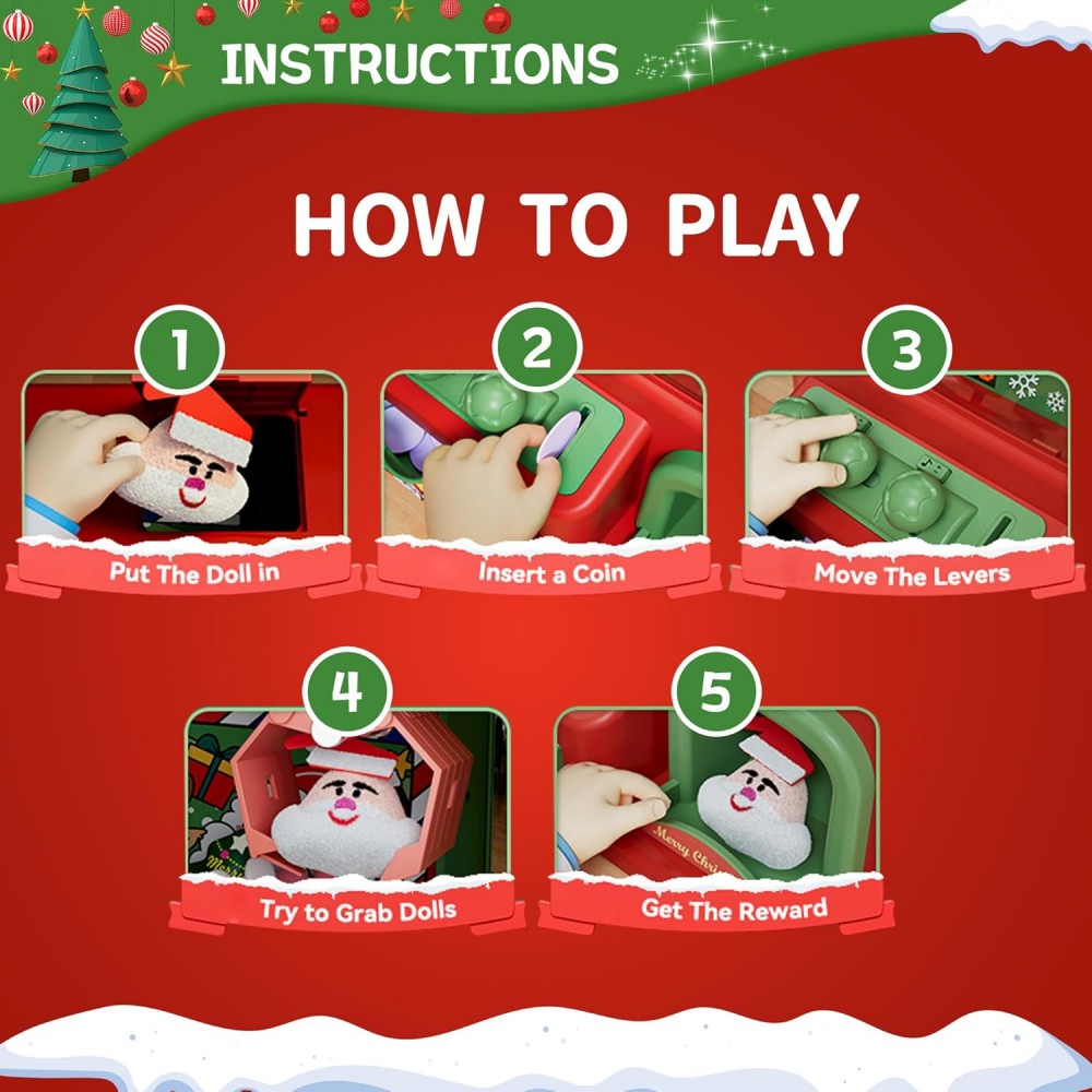 Christmas Claw Machine For Kid - Arcade Game Vending Machine ulasan dan harga