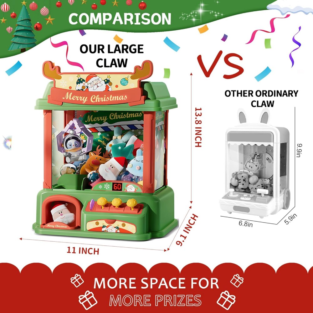 Christmas Claw Machine For Kid - Arcade Game Vending Machine ulasan dan harga