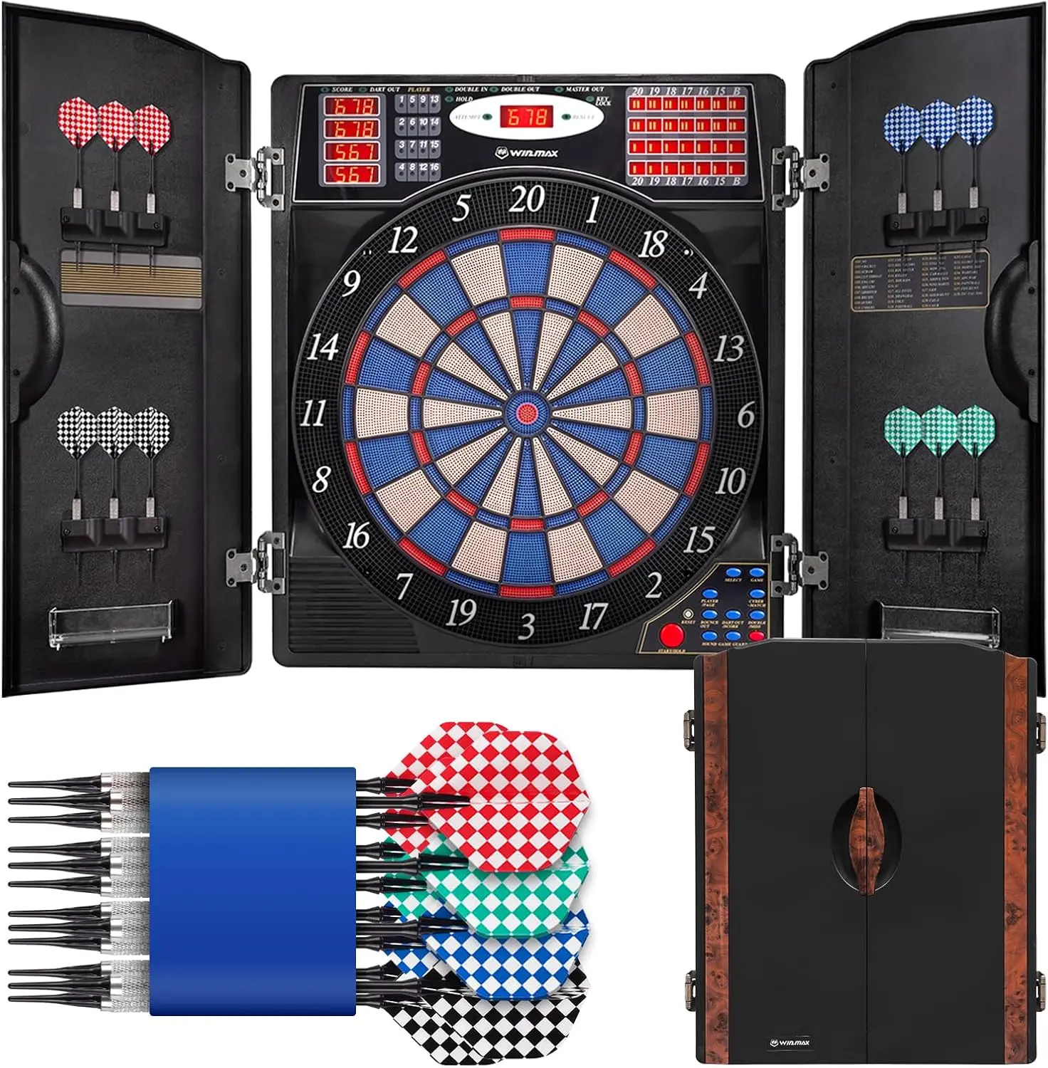 Electronic Dart Board Cabinet  - Electronic Dartboard Cabinet ulasan dan harga
