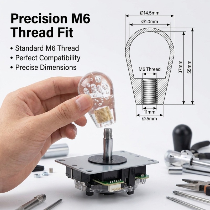 1 PCS M6 Joystick  American Ba - Arcade Game Vending Machine ulasan dan harga