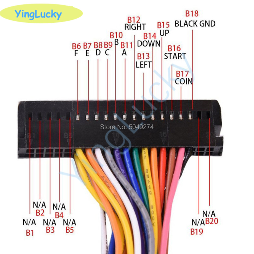 Arcade Cabinet 40-pin Wire Har - Boxing Machine Arcade ulasan dan harga
