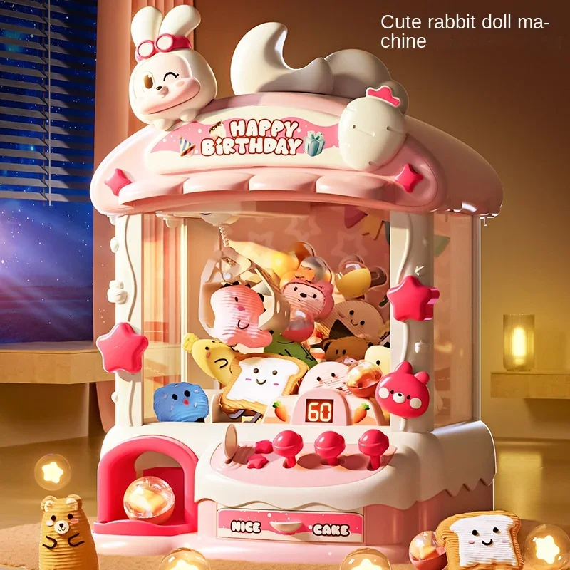 Cartoon Claw Game Machine Rabb - Claw Crane Machine ulasan dan harga