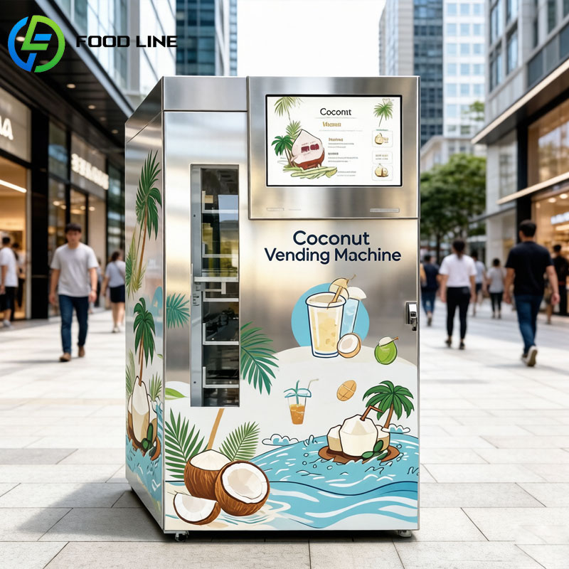 Fresh Coconut Vending Machine  - Open Vending Machine ulasan dan harga