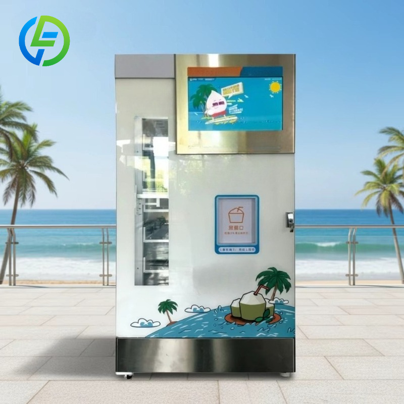 Fresh Coconut Vending Machine  - Open Vending Machine ulasan dan harga