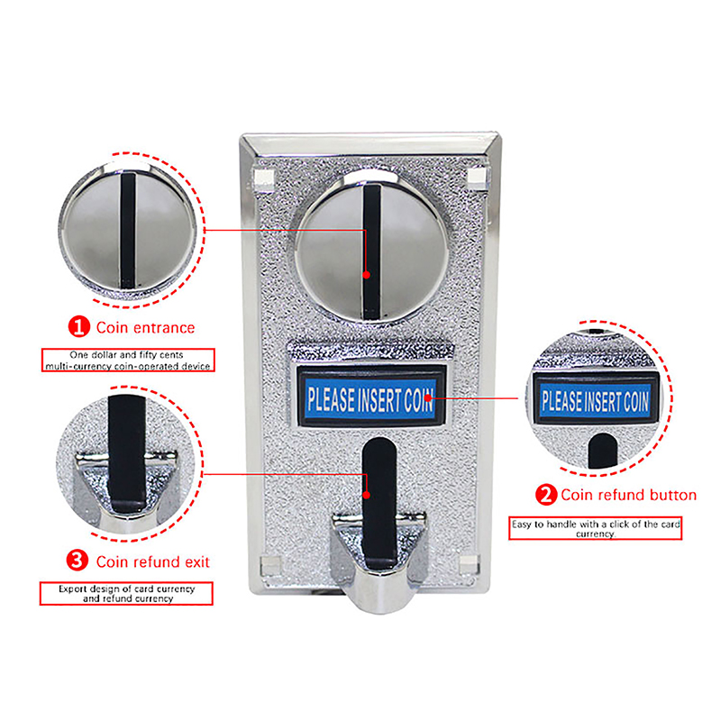 616 Electronic Multi Coin Acce - Arcade Game Vending Machine ulasan dan harga